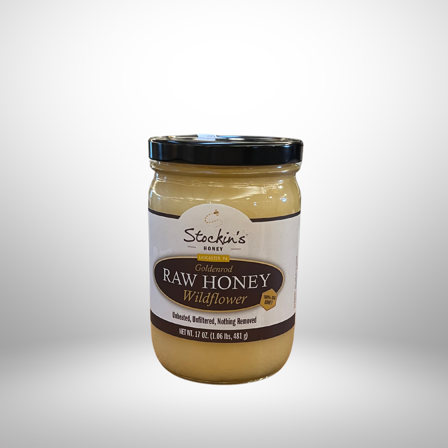 Raw Honey: Goldenrod Wildflower