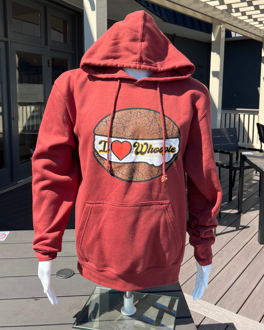 I love Whoopie Hoodie – Red