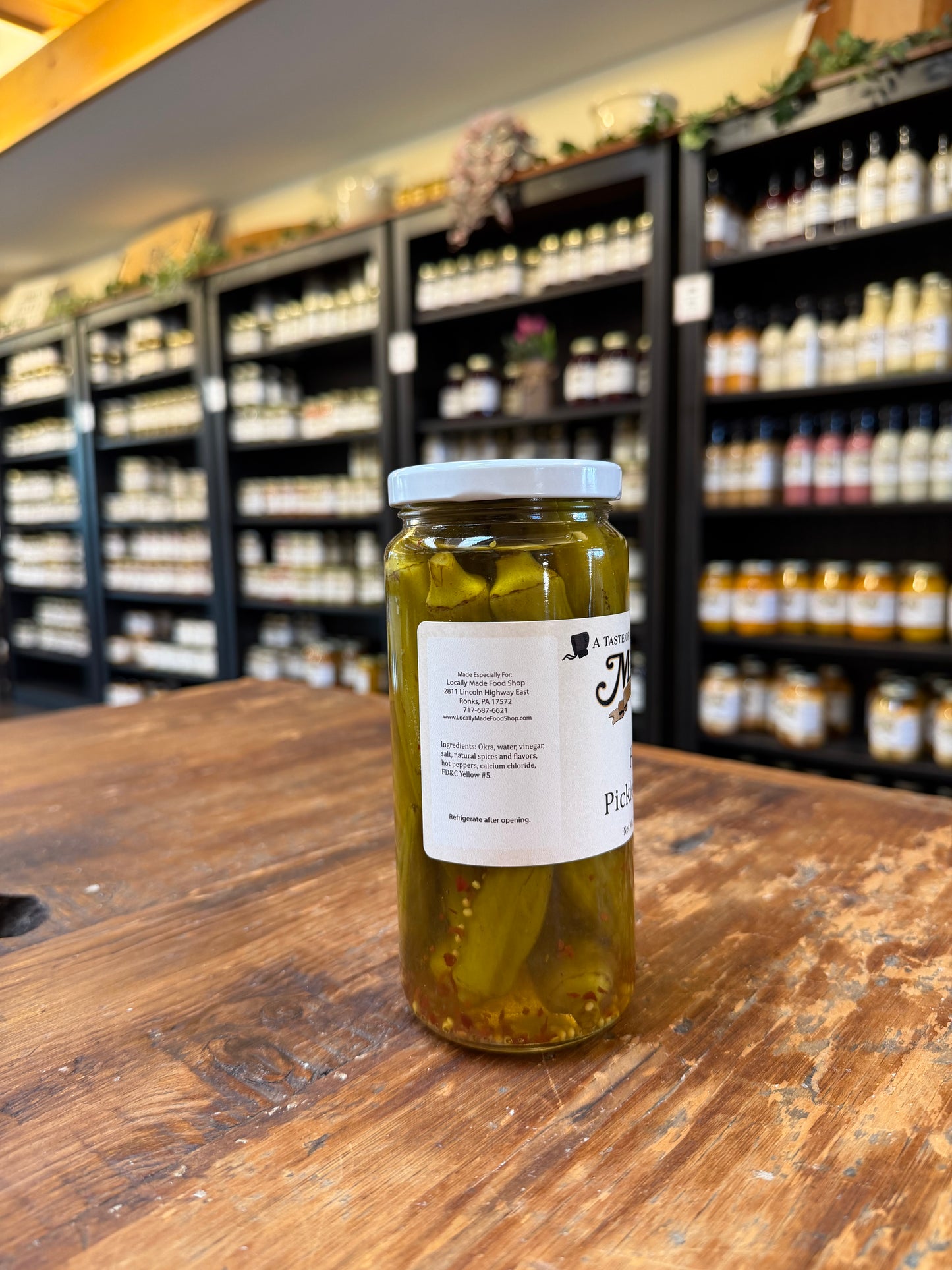Hot Pickled Okra