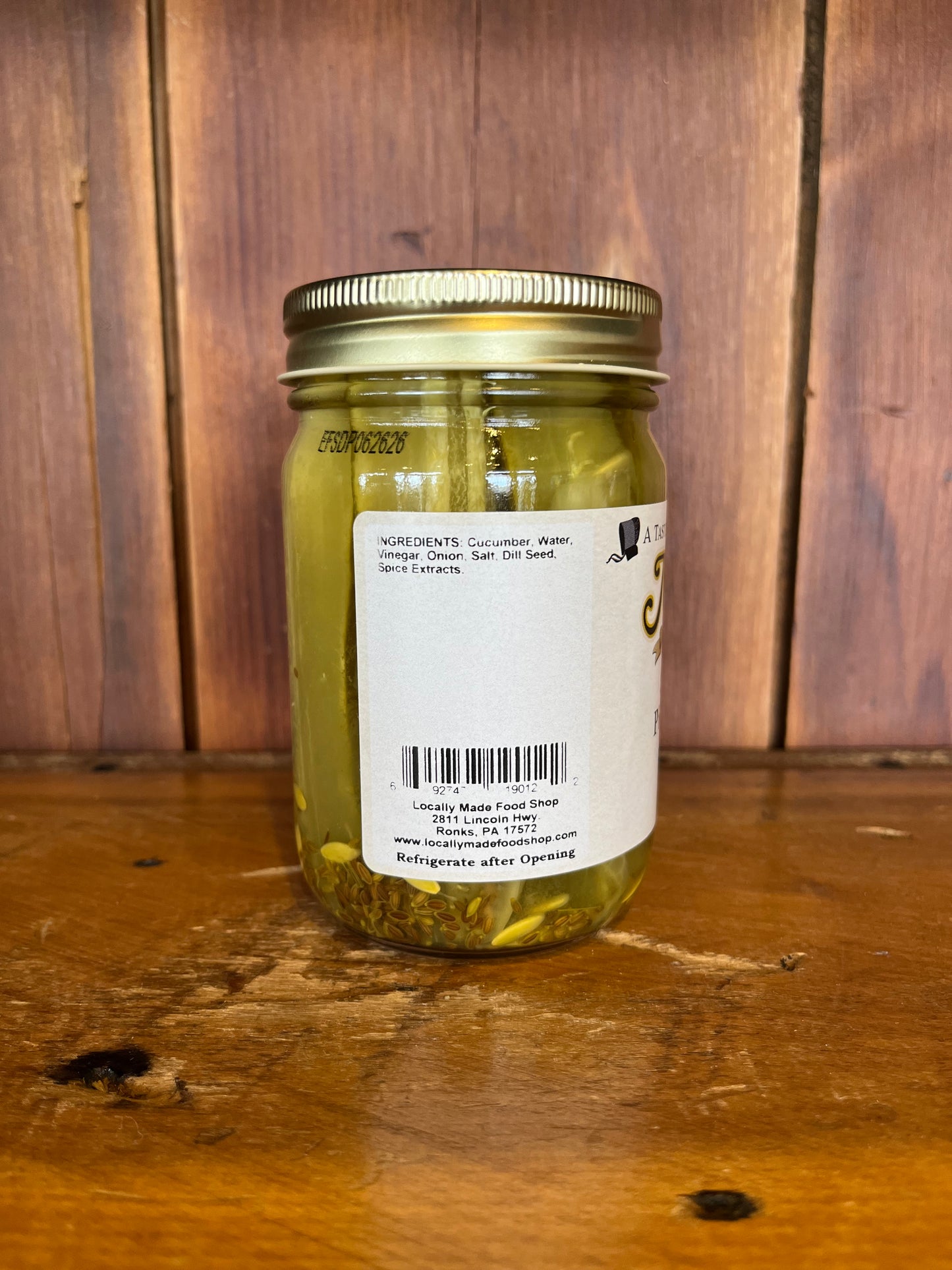 Sour Dill Pickle Spears