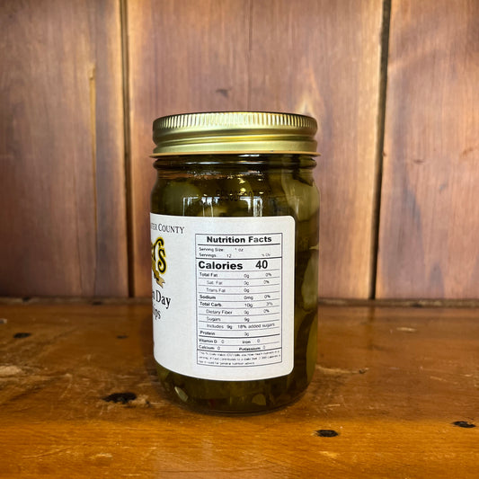 Sweet Seven Day Pickle Chips
