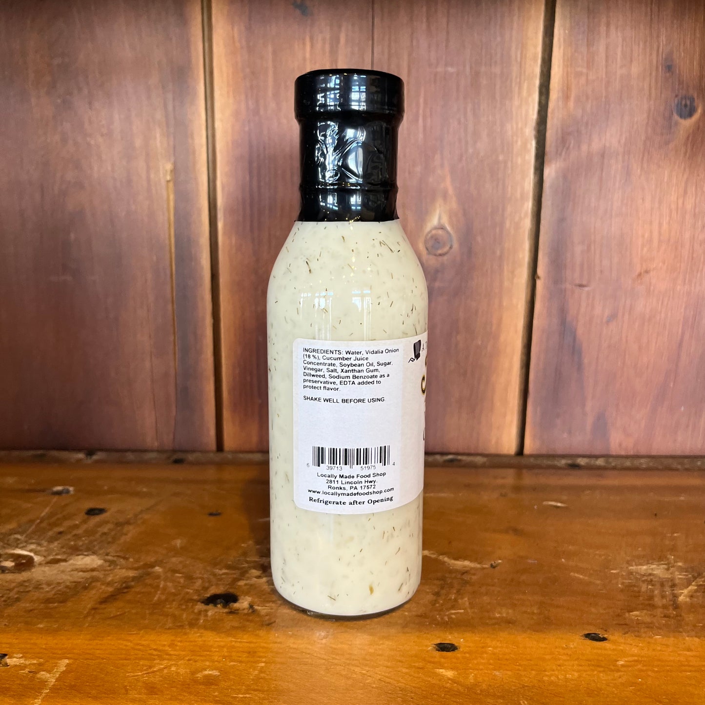 Vidalia Onion Cucumber Dill Dressing