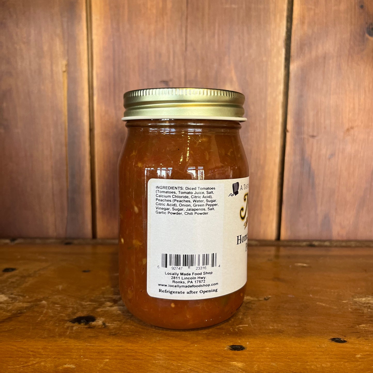 Homestyle Jalapeno Peach Salsa