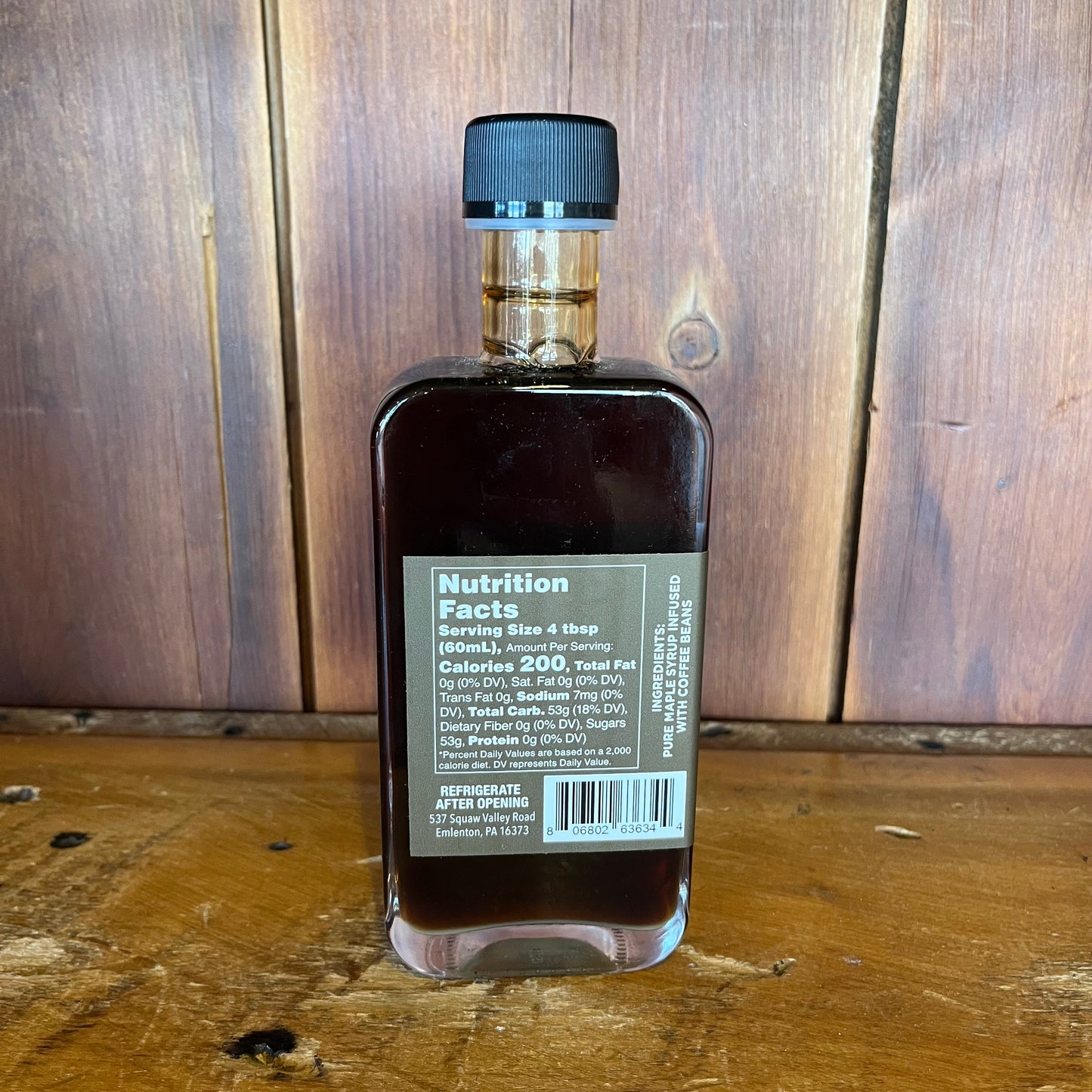 Old State Farms Coffee Bean Infused Maple Syrup