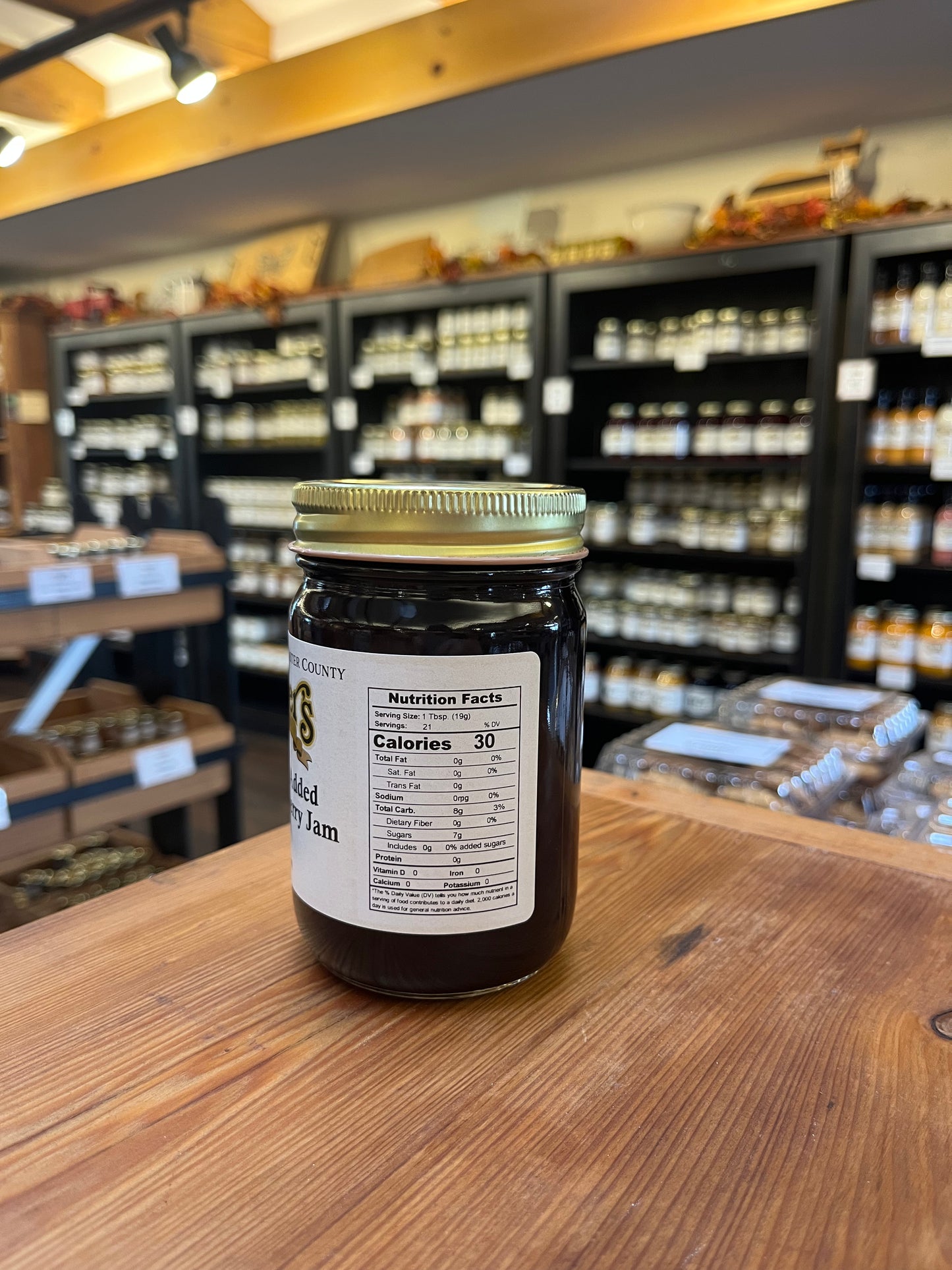 No Sugar Added Black Raspberry Jam