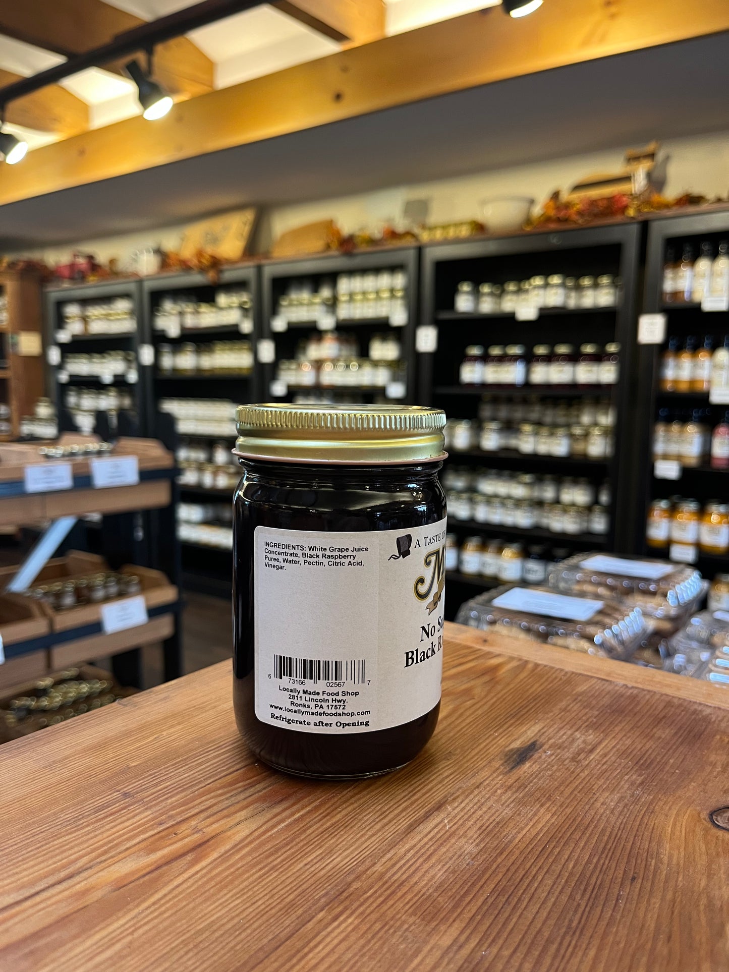 No Sugar Added Black Raspberry Jam