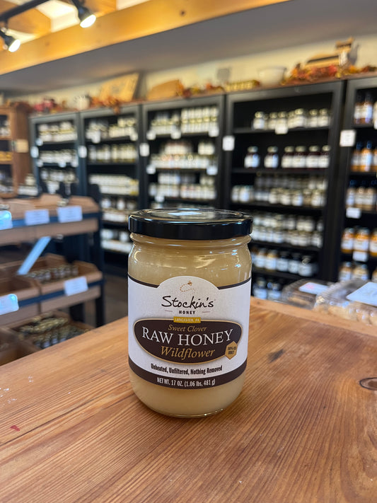 Raw Honey: Sweet Clover Wildflower