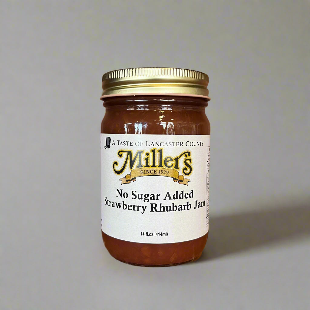No Sugar Added Strawberry Rhubarb Jam