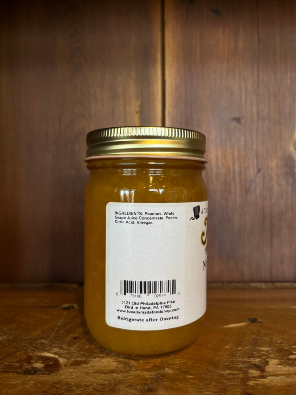 No Sugar Added Peach Jam