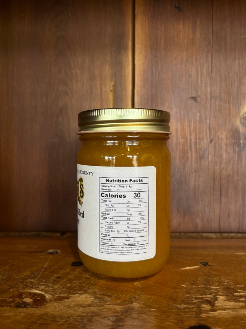 No Sugar Added Peach Jam