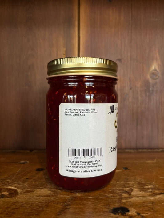 Red Raspberry Rhubarb Jam