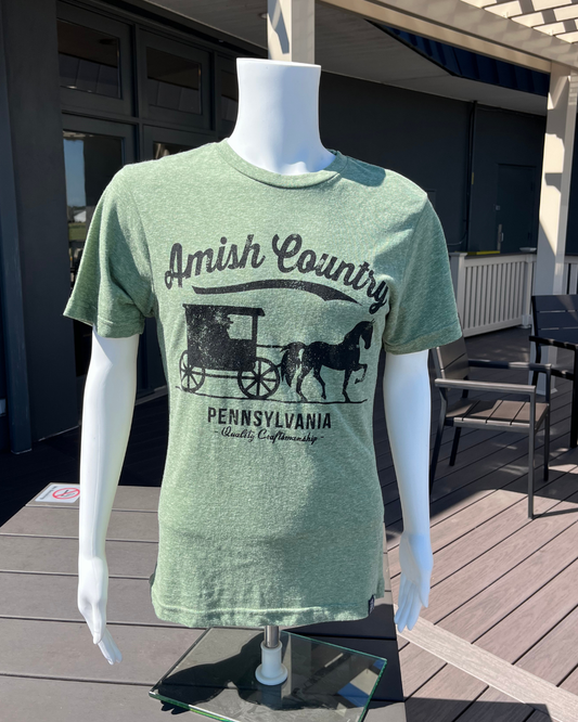 Amish Country Pennsylvania T-Shirt – Green