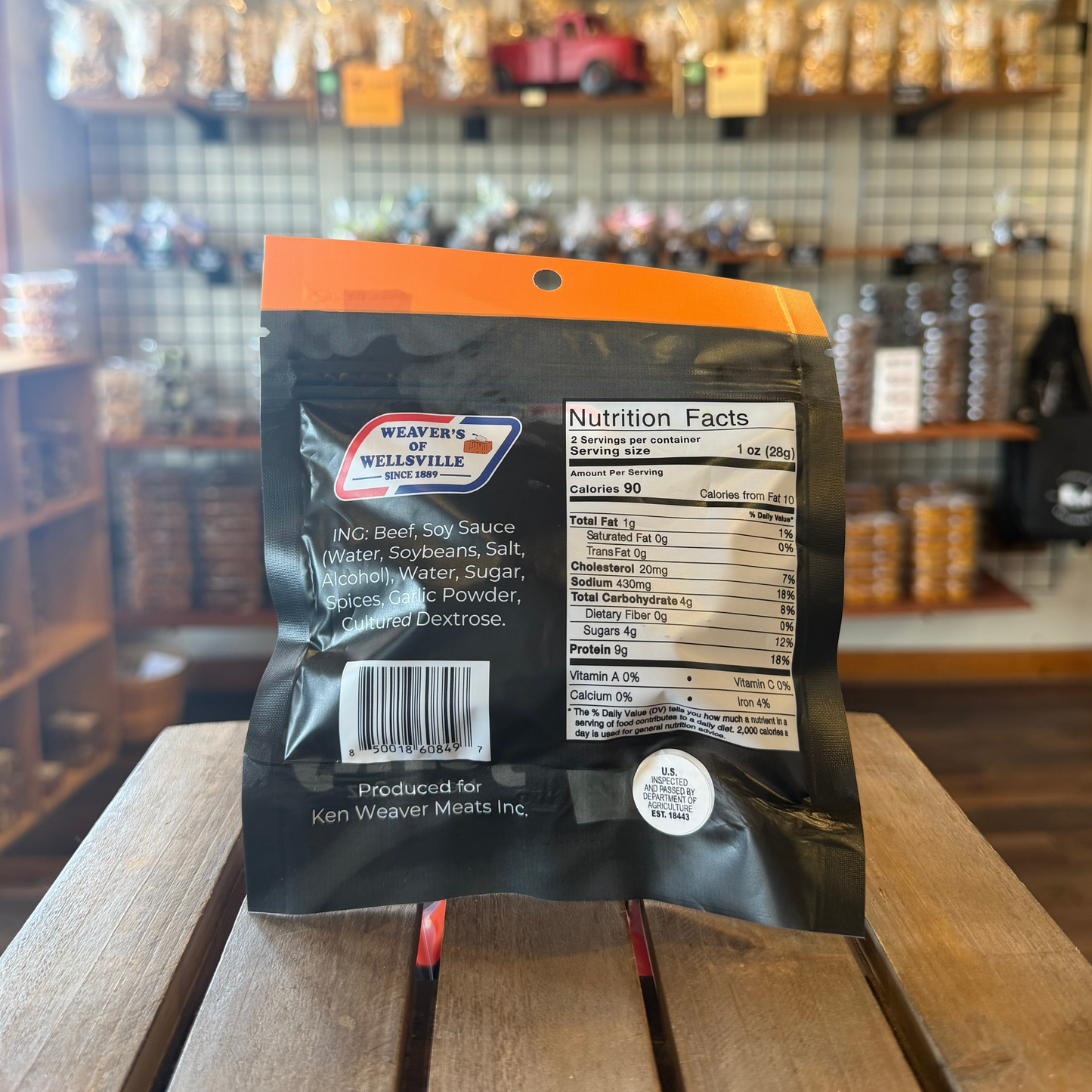 Weavers of Wellsville Beef Jerky