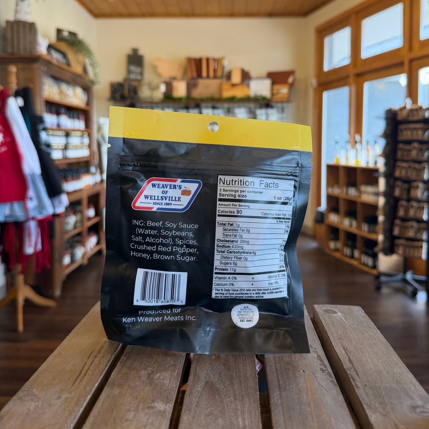 Weavers of Wellsville Beef Jerky