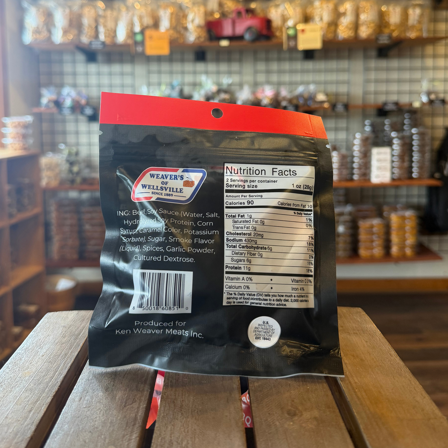 Weavers of Wellsville Beef Jerky