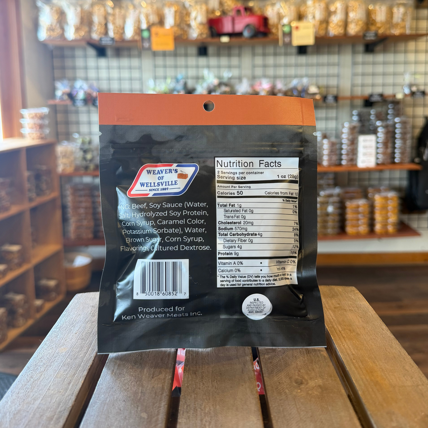 Weavers of Wellsville Beef Jerky