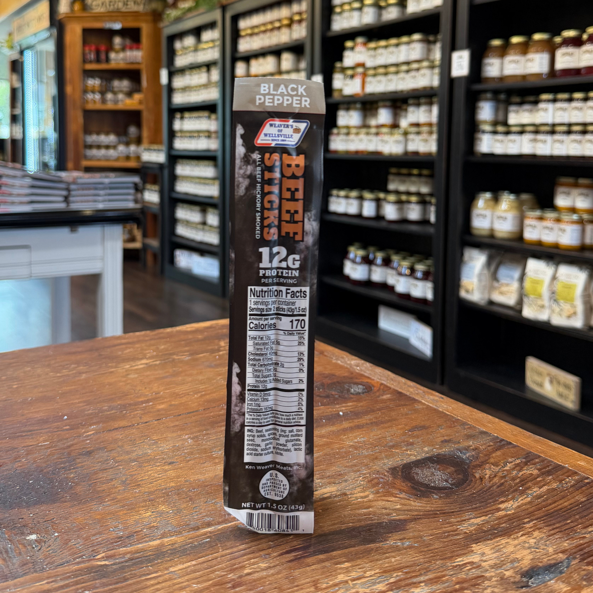 Weaver's of Wellsville Beef Sticks