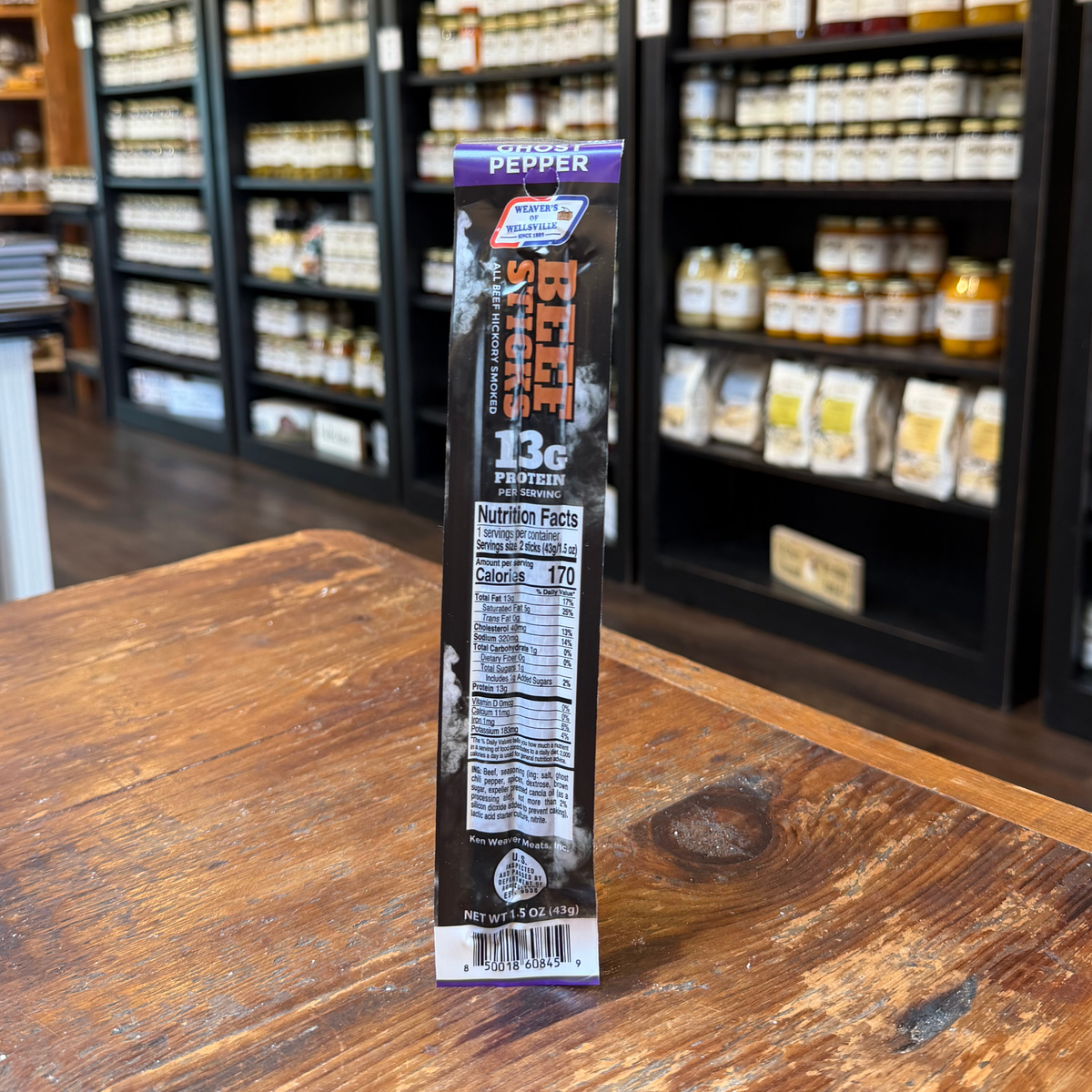 Weaver's of Wellsville Beef Sticks