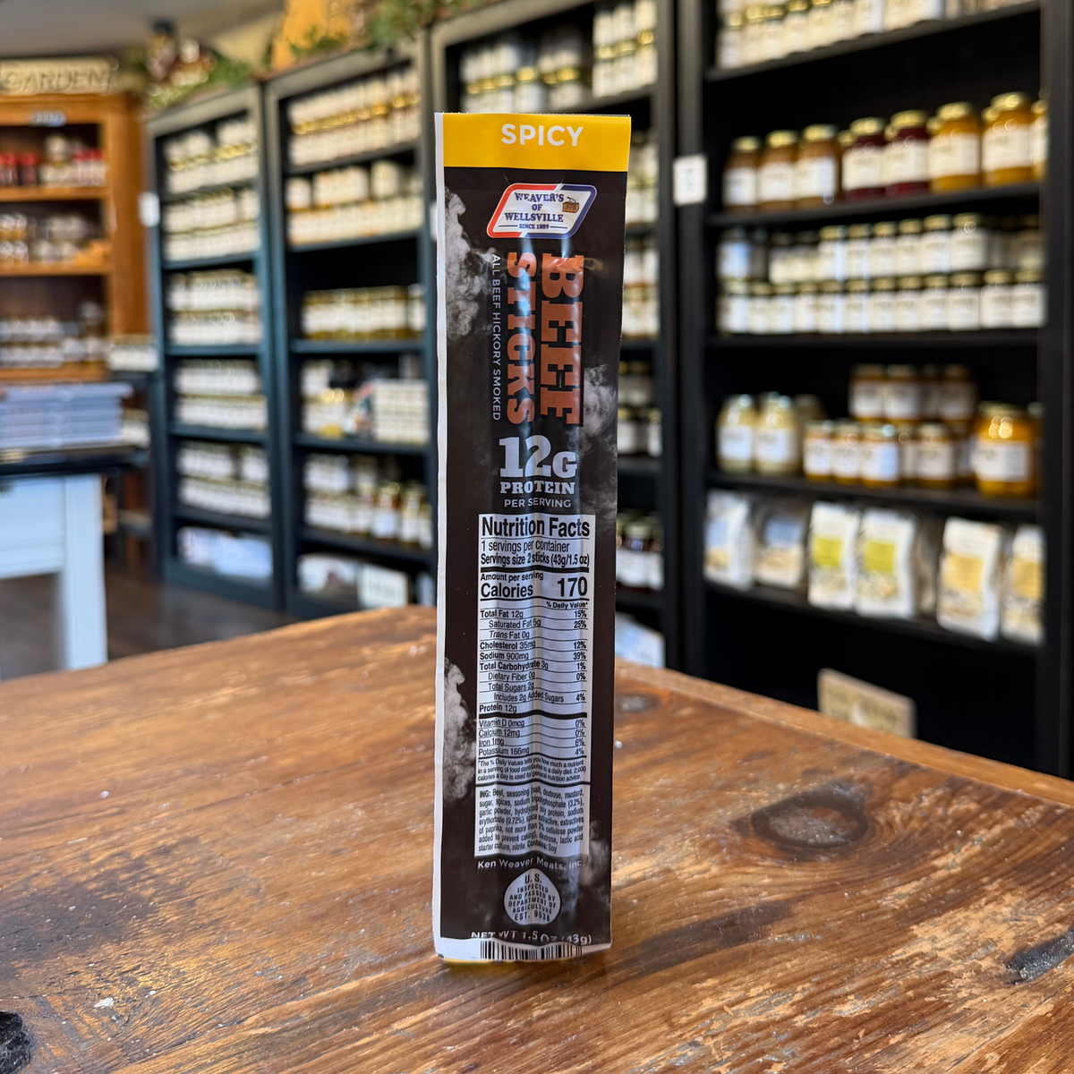 Weaver's of Wellsville Beef Sticks