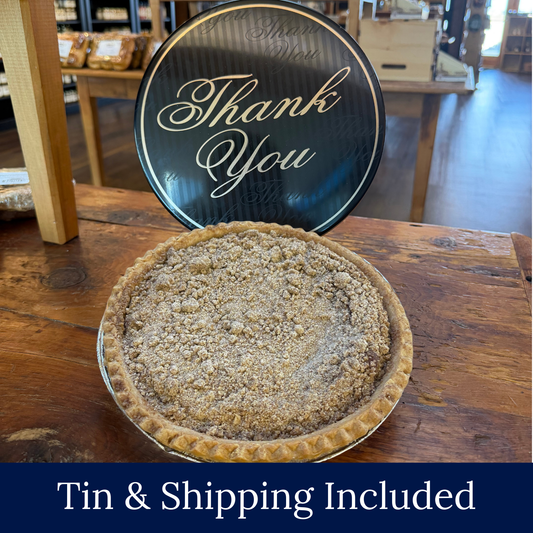 Shoofly Pie with Pie Tin