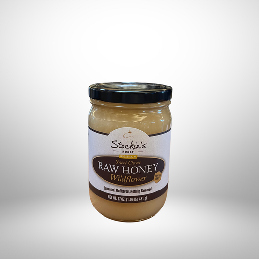 Raw Honey: Sweet Clover Wildflower