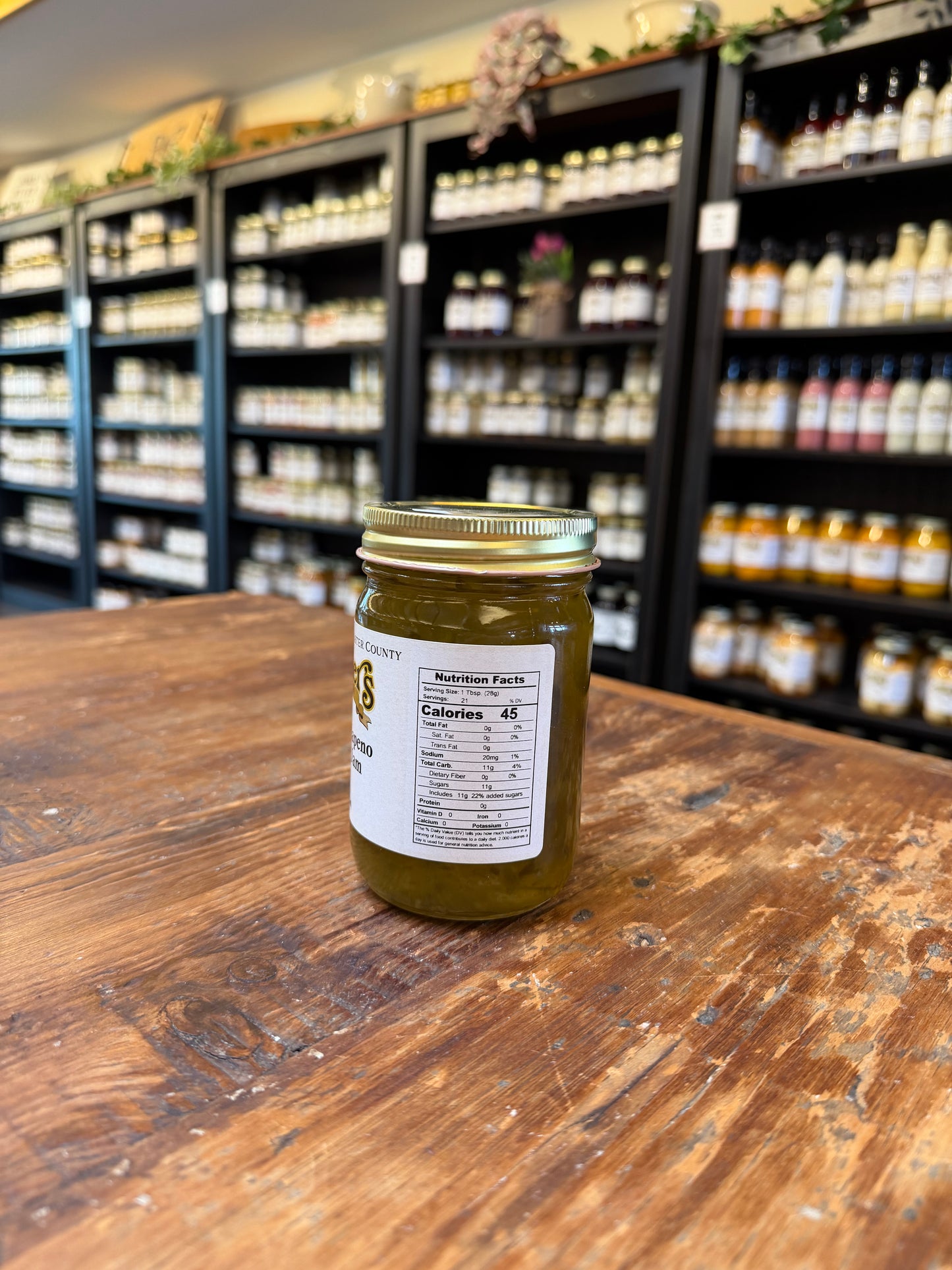 Green Jalapeno Pepper Jam