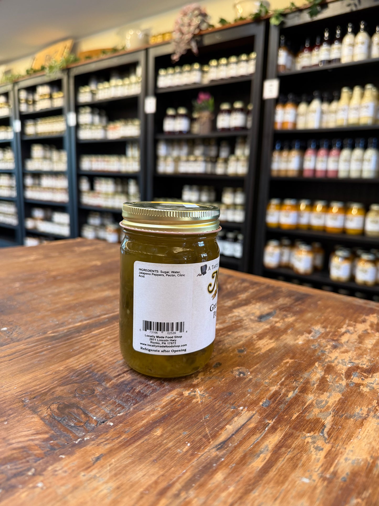 Green Jalapeno Pepper Jam