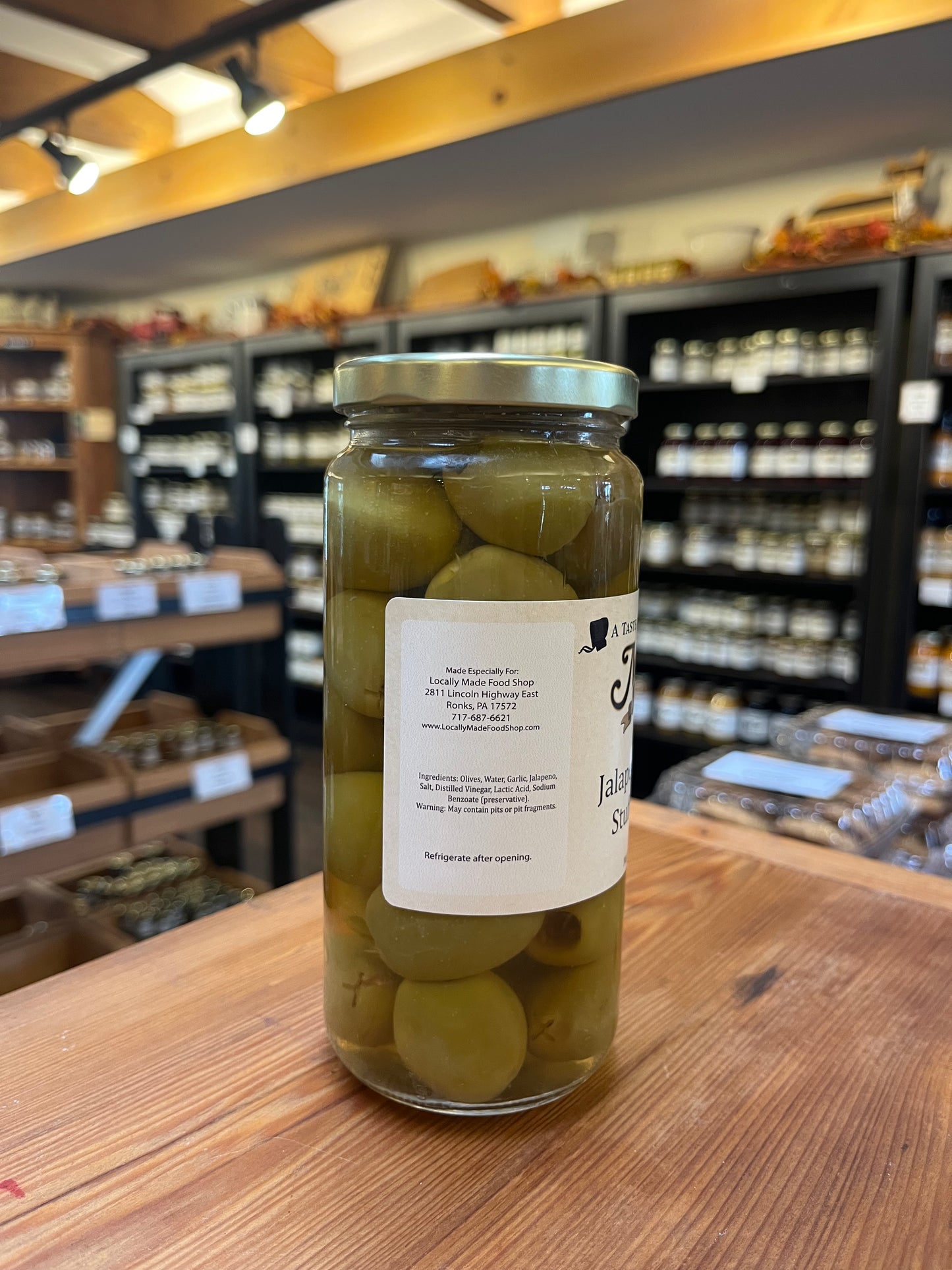 Jalapeño & Garlic Stuffed Olives