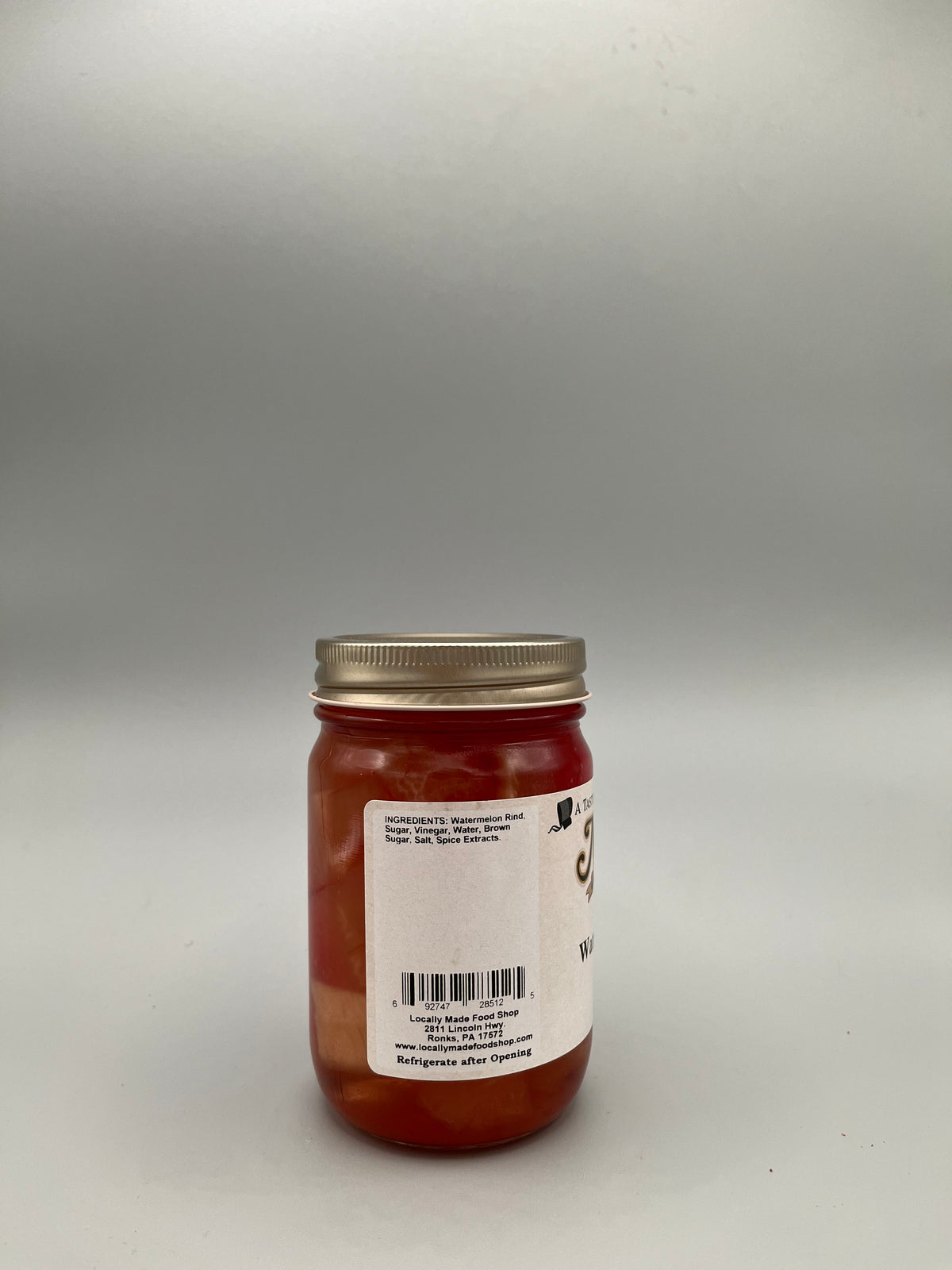 Watermelon Rind Label Pickled Watermelon Rind | Locally Made Food Shop