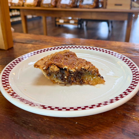 Chocolate Pecan Pie with Pie Tin - It's World Famous!