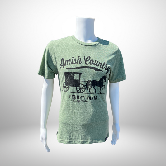 Amish Country Pennsylvania T-Shirt – Green