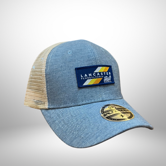 Lancaster Pennsylvania Trucker Hat – Blue & White