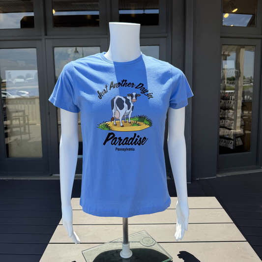 Just Another Day in Paradise Blue Kids Tee