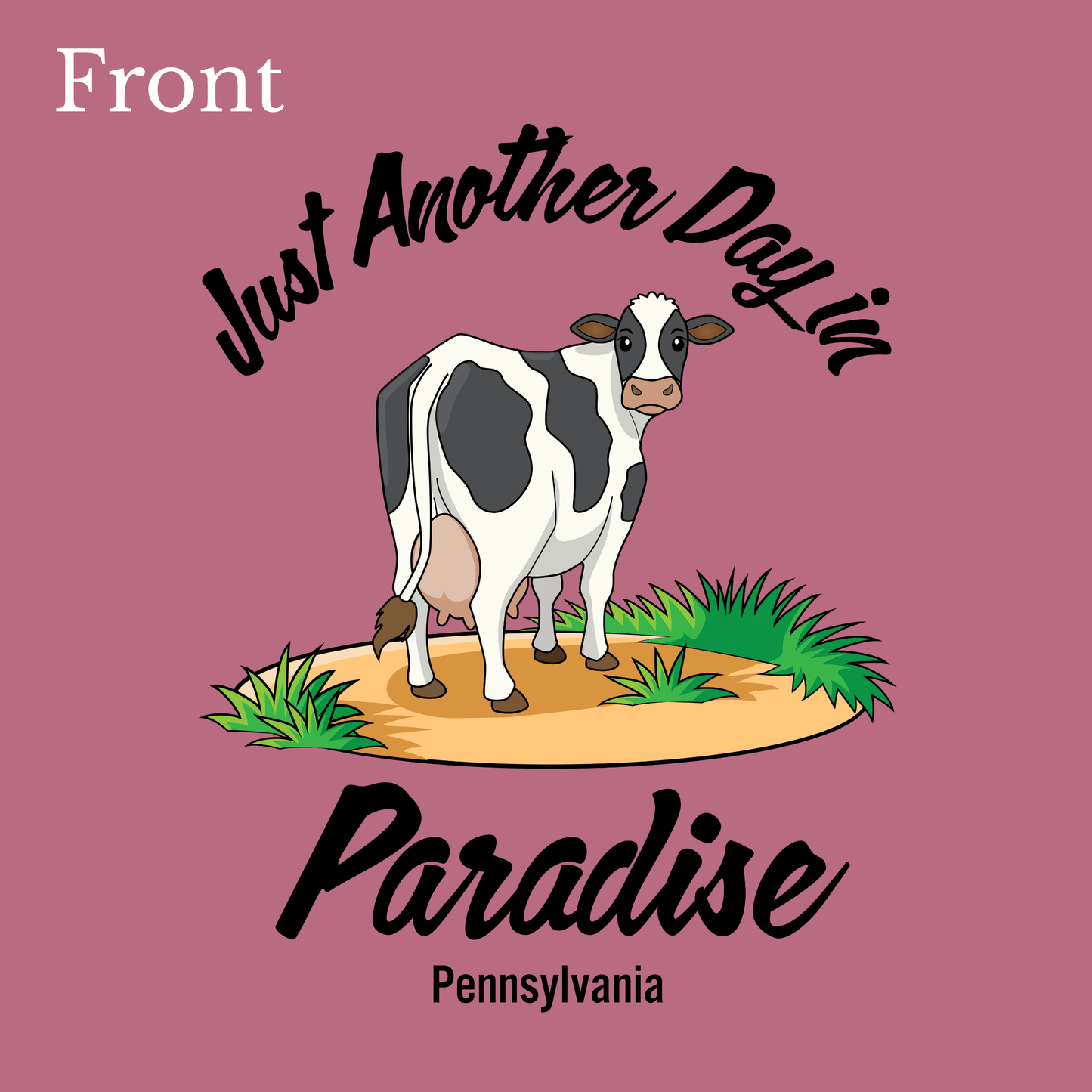 Just Another Day in Paradise Pink Kids Tee