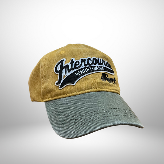 Intercourse Pennsylvania Baseball Cap – Yellow & Green